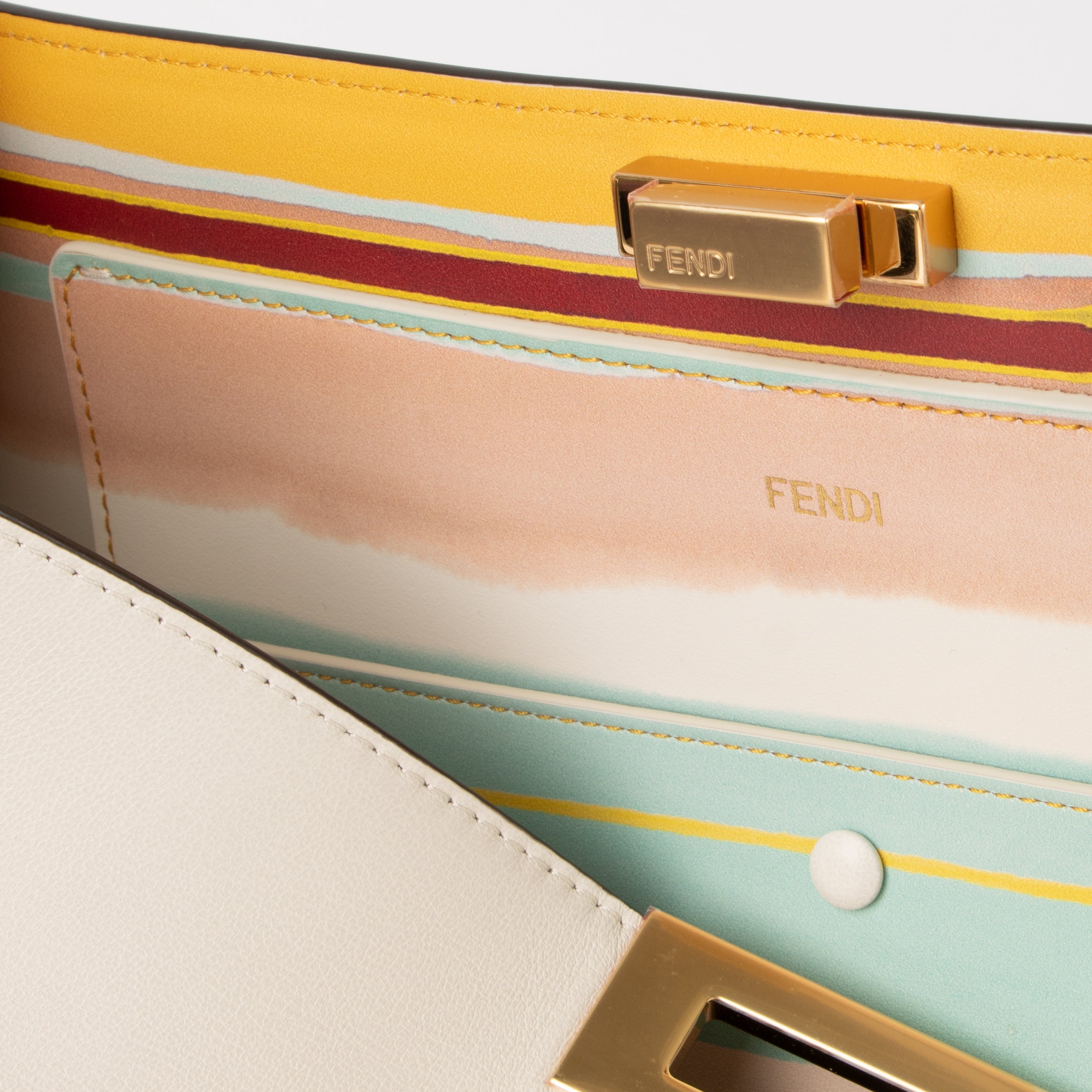 Fendi Ice White Calfskin Way Large Bag – Labellov