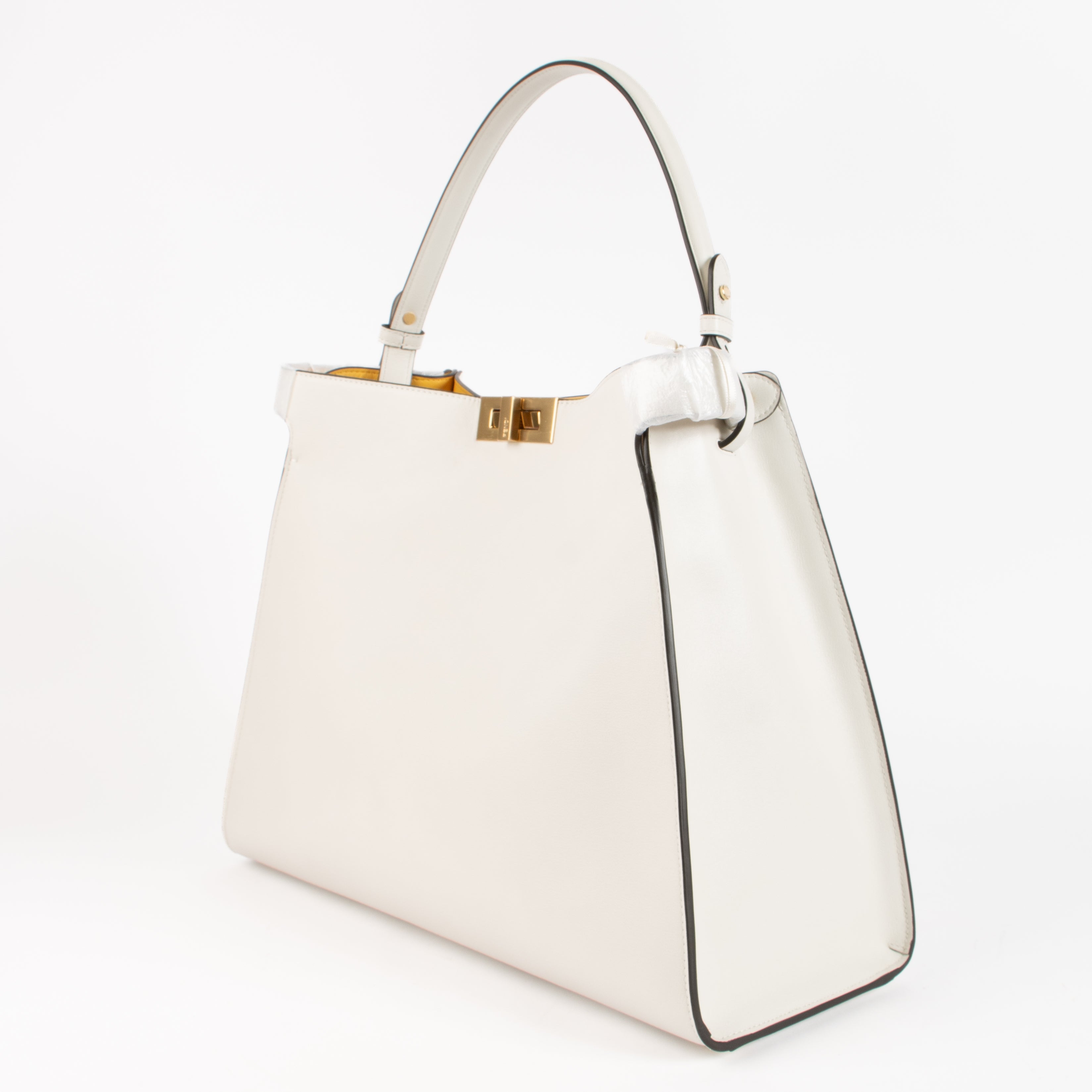 Fendi Ice White Calfskin Way Large Bag – Labellov