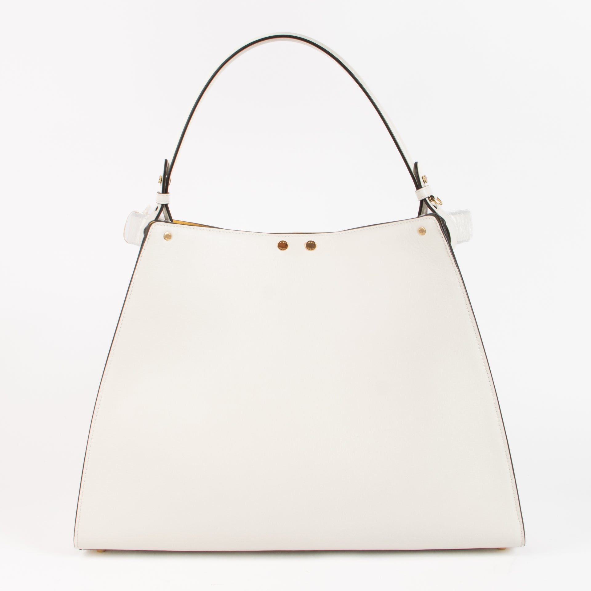 Fendi Ice White Calfskin Way Large Bag
