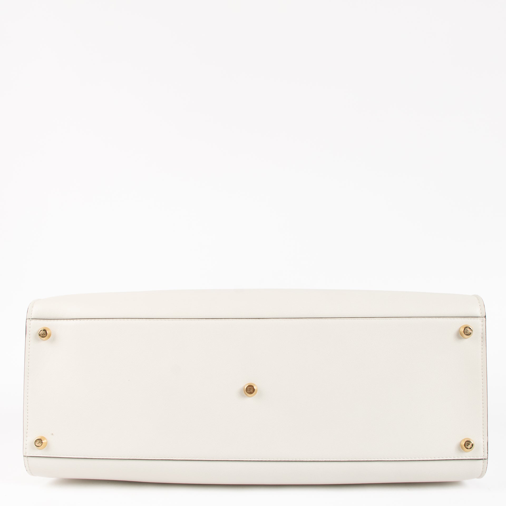 Fendi Ice White Calfskin Way Large Bag