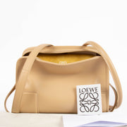 Shop the authentic Loewe Silk Beige/Mustard Soft Calfskin Small Amazona 180 Bag second hand on Labellov.com