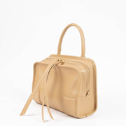 Shop the authentic Loewe Silk Beige/Mustard Soft Calfskin Small Amazona 180 Bag second hand on Labellov.com