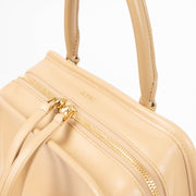Shop the authentic Loewe Silk Beige/Mustard Soft Calfskin Small Amazona 180 Bag second hand on Labellov.com