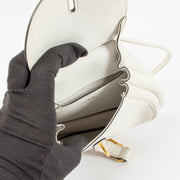 Shop this authentic Delvaux White Cerceau Mini Bag Pre-Loved on Labellov.com