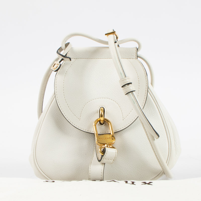 Shop this authentic Delvaux White Cerceau Mini Bag Pre-Loved on Labellov.com
