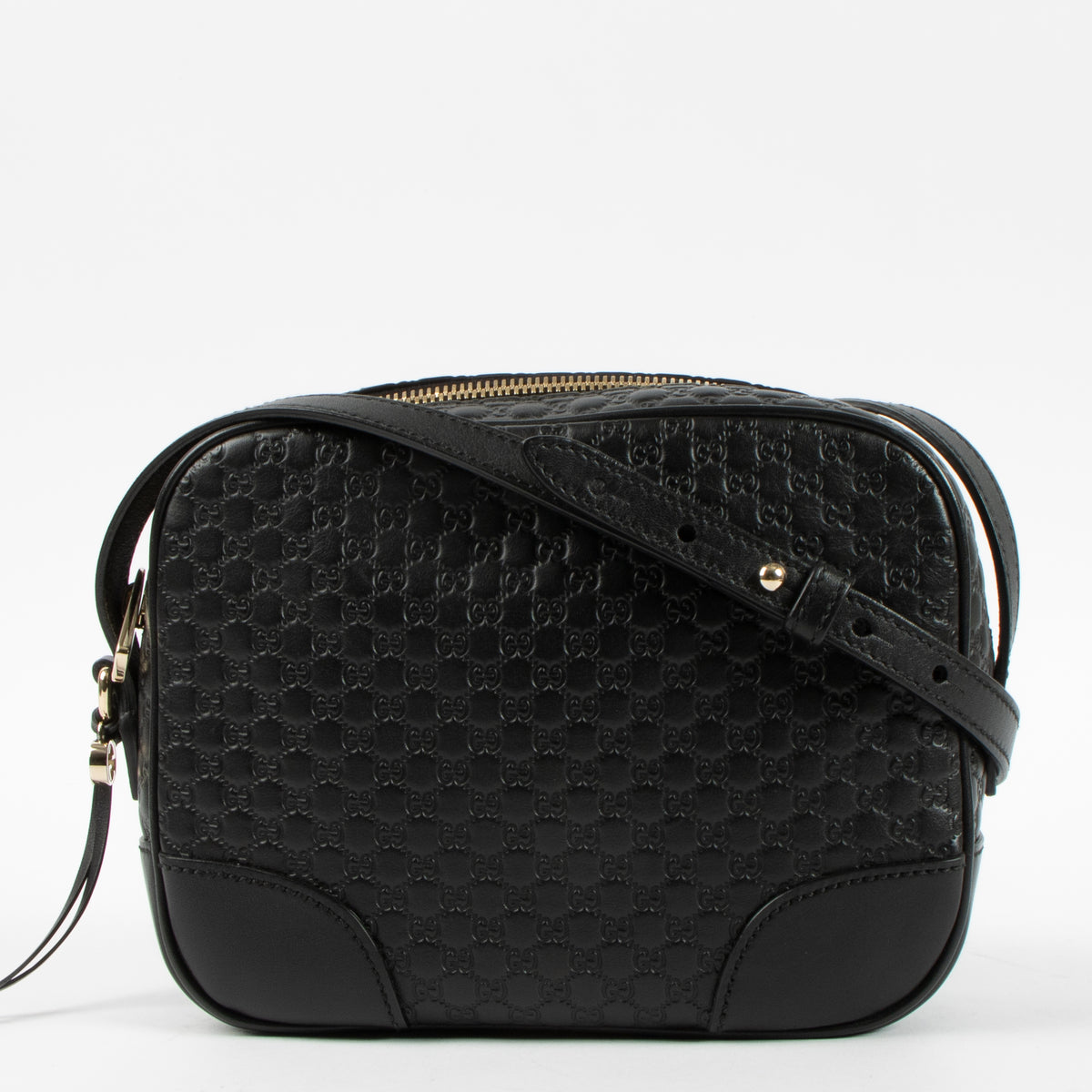 Shop this authentic Gucci Black Microguccissima Bree Camera Bag Pre-Loved on Labellov.com