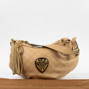 Shop this authentic Gucci Beige Guccissima Babouska Heart Small Hobo Bag Pre-Loved on Labellov.com