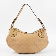Shop this authentic Gucci Beige Guccissima Babouska Heart Small Hobo Bag Pre-Loved on Labellov.com