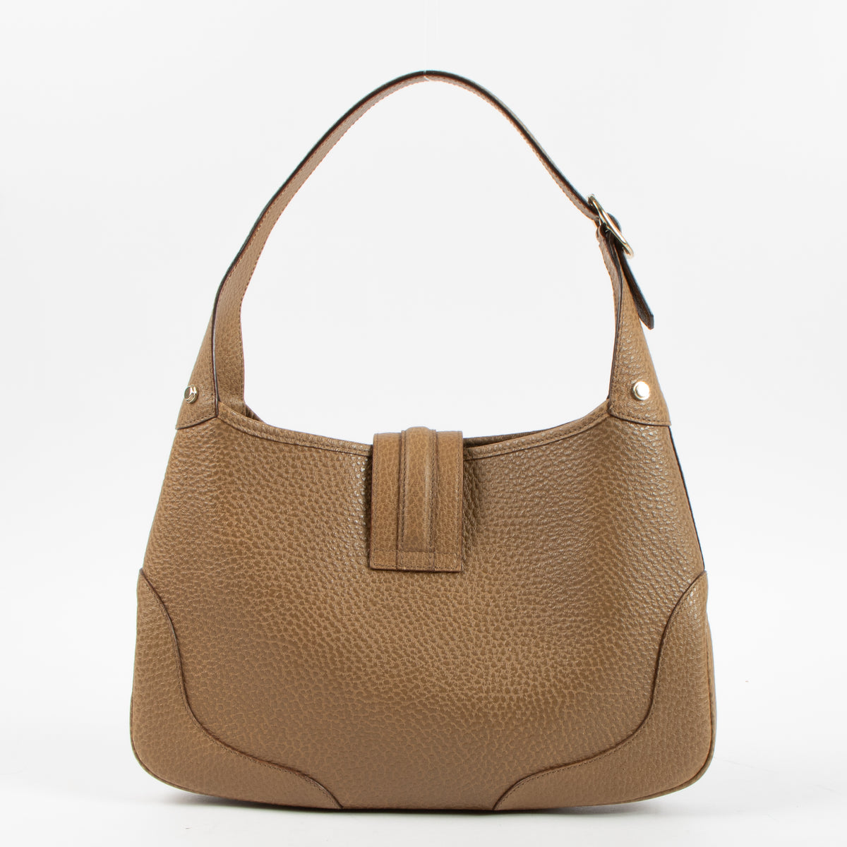 Shop this authentic Gucci Brown Leather Retro G Jackie Bag pre-loved on Labellov.com