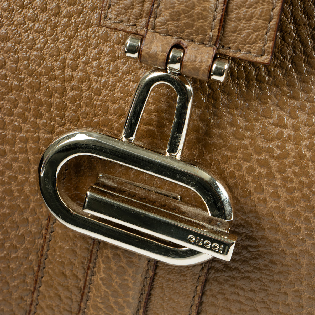 Shop this authentic Gucci Brown Leather Retro G Jackie Bag pre-loved on Labellov.com