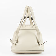 Shop this authentic Gucci White Leather Bamboo Backpack Pre-Loved on Labellov.com