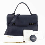 Shop the authentic Delvaux Indigo Calf Souple Tempête MM second hand on Labellov.com