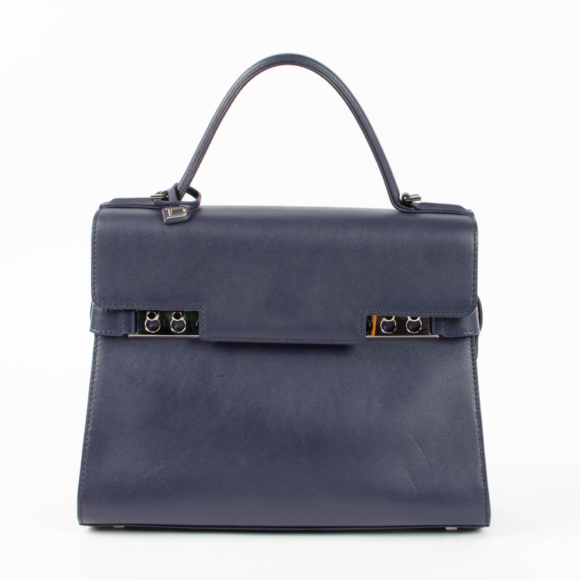 Shop the authentic Delvaux Indigo Calf Souple Tempête MM second hand on Labellov.com