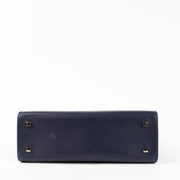 Shop the authentic Delvaux Indigo Calf Souple Tempête MM second hand on Labellov.com