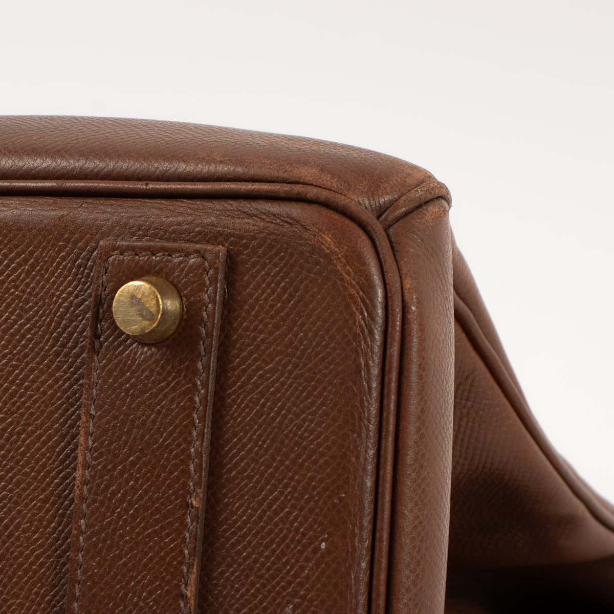 Hermes Birkin 40 Noisette Courchevel GHW