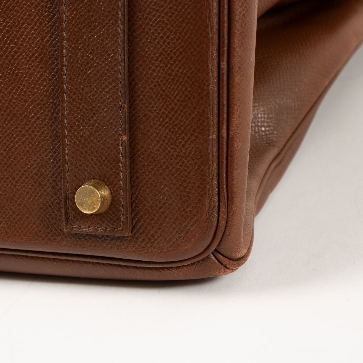 Hermes Birkin 40 Noisette Courchevel GHW