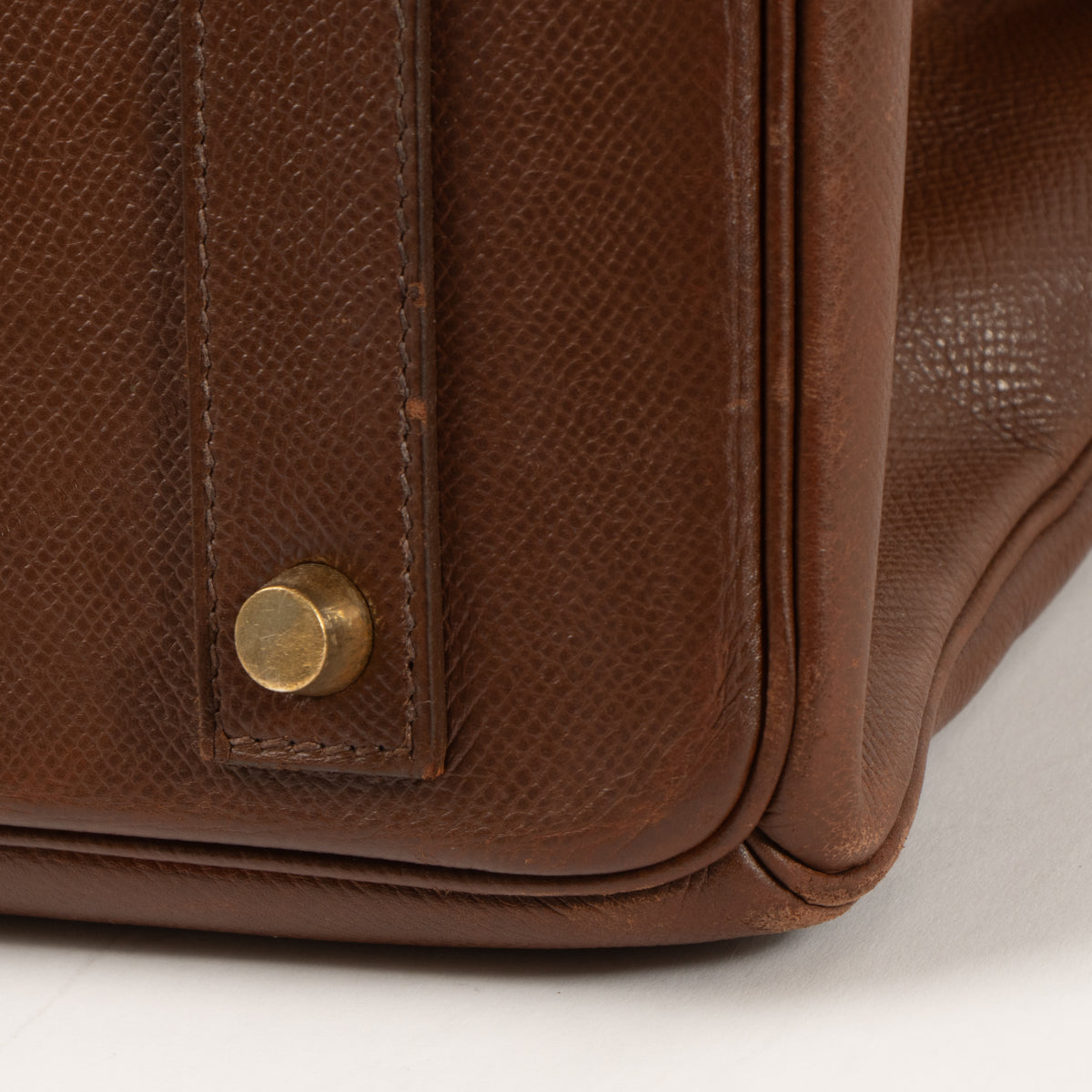 Hermes Birkin 40 Noisette Courchevel GHW