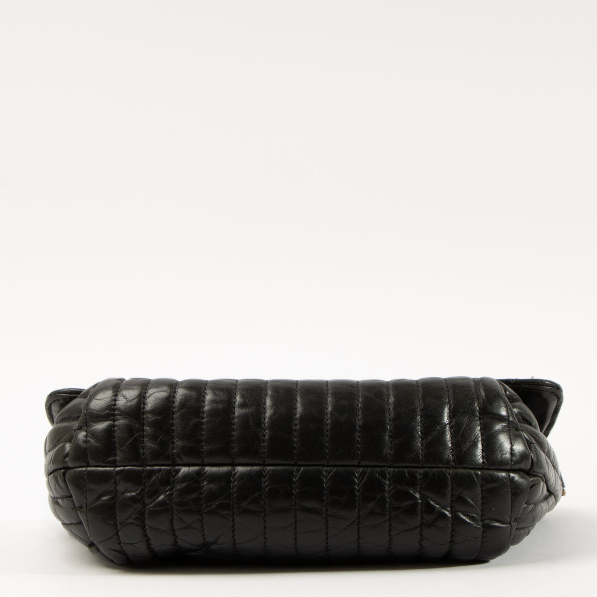 Shop this authentic Lanvin Black Quilted Leather Small Happy Flap Bag pre-loved on labellov.com