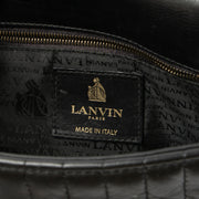 Shop this authentic Lanvin Black Quilted Leather Small Happy Flap Bag pre-loved on labellov.com