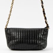 Shop this authentic Lanvin Black Quilted Leather Small Happy Flap Bag pre-loved on labellov.com