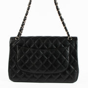 Shop the authentic Chanel Black Caviar Large/Jumbo Classic Handbag on Labellov.com !