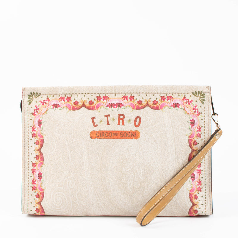 Shop the authentic Etro Circo Dei Sogni Medium Clutch second hand on Labellov.com
