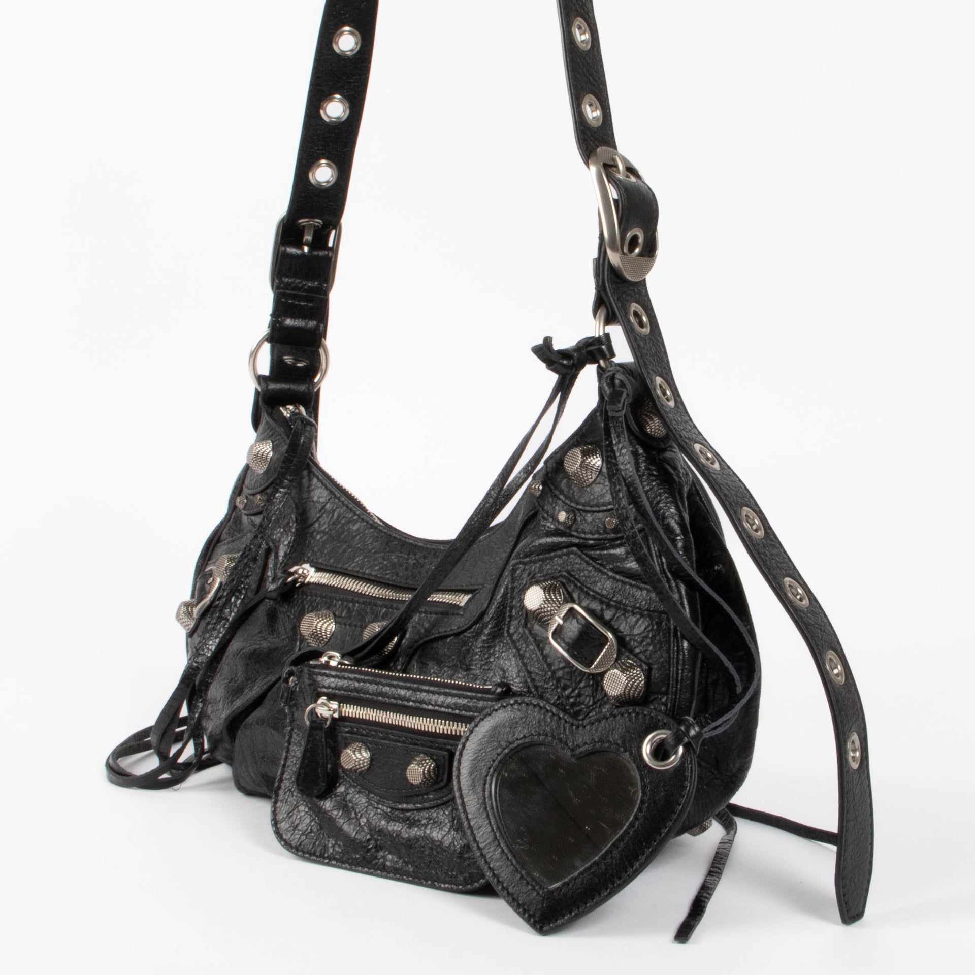 Shop this authentic Balenciaga Black Arena Le Cagole Small Bag pre-loved on Labellov.com 