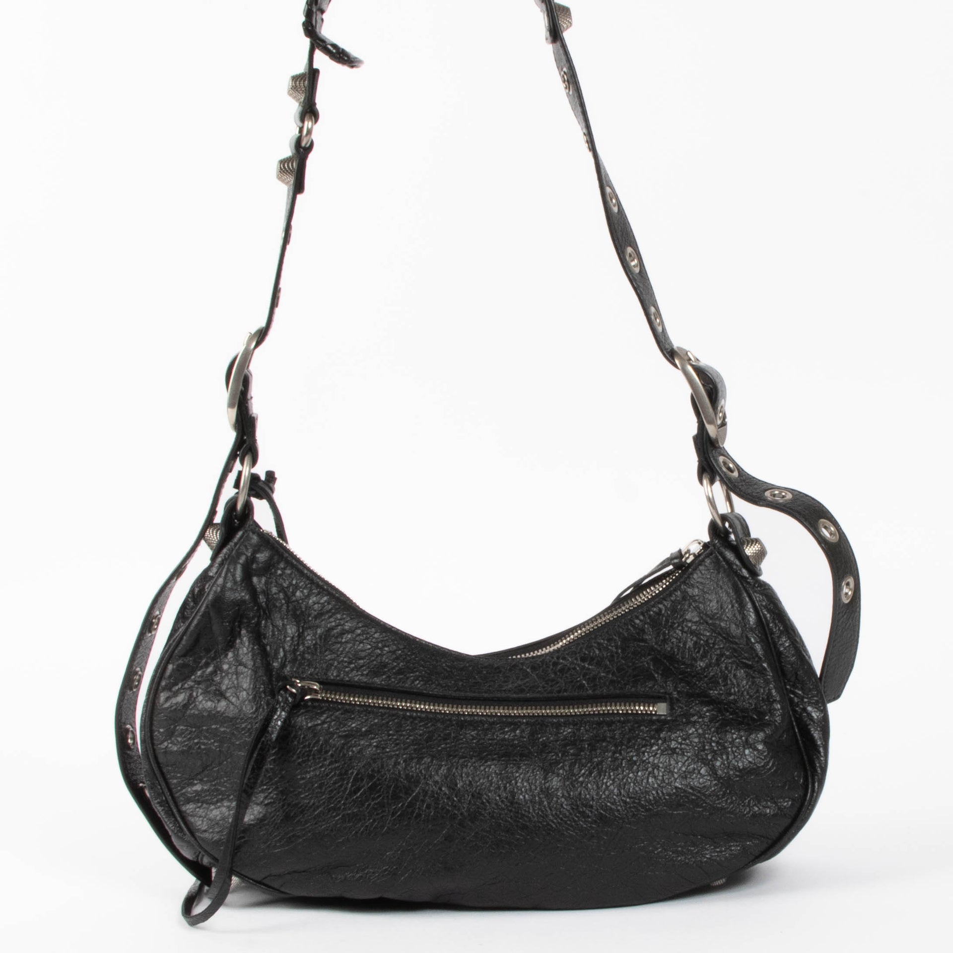 Shop this authentic Balenciaga Black Arena Le Cagole Small Bag pre-loved on Labellov.com 