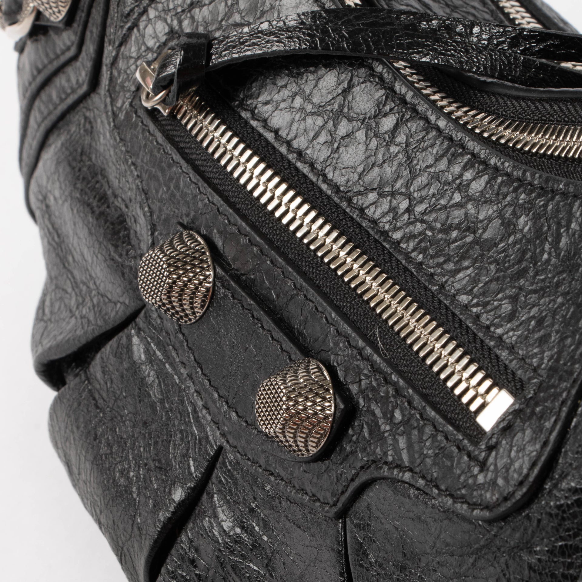 Shop this authentic Balenciaga Black Arena Le Cagole Small Bag pre-loved on Labellov.com 