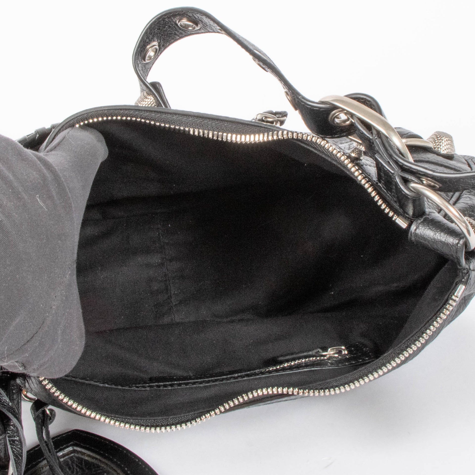 Shop this authentic Balenciaga Black Arena Le Cagole Small Bag pre-loved on Labellov.com 