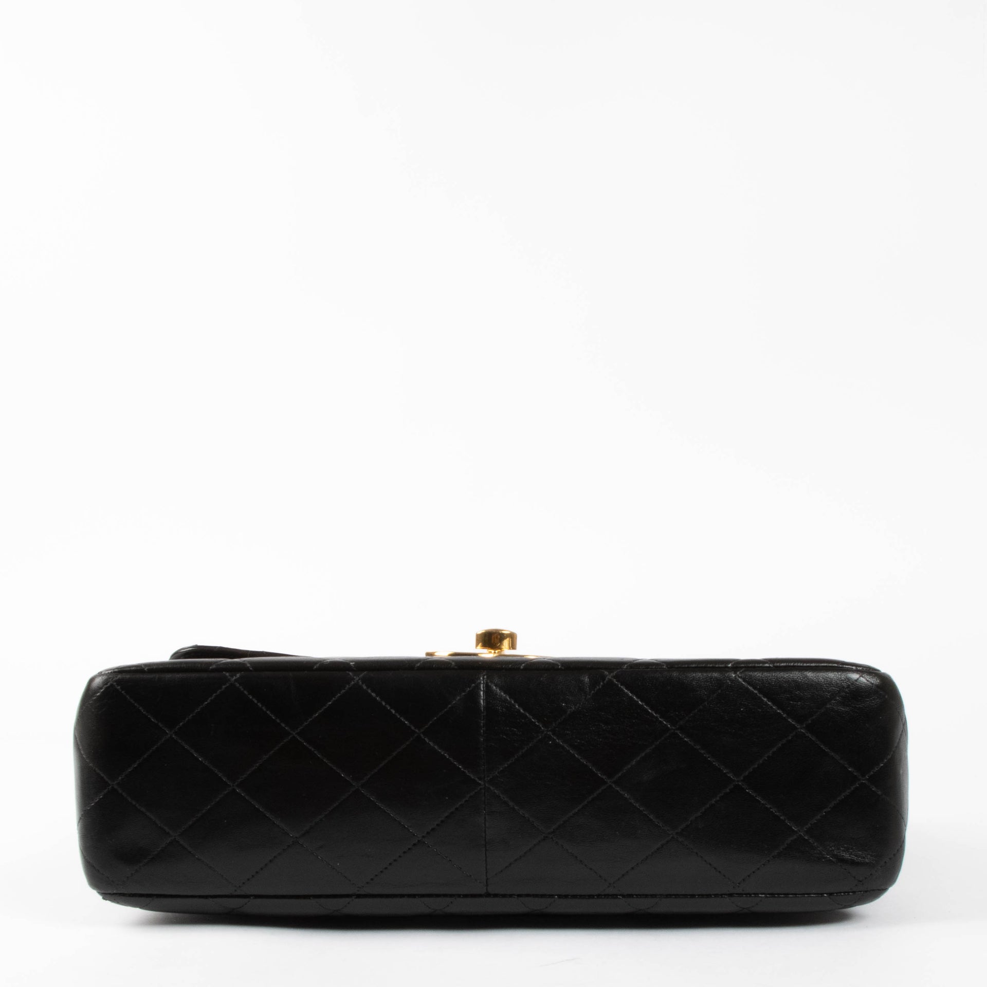 Shop this authentic Chanel Vintage Black Jumbo/Large XL Flap Bag pre-loved on Labellov.com 