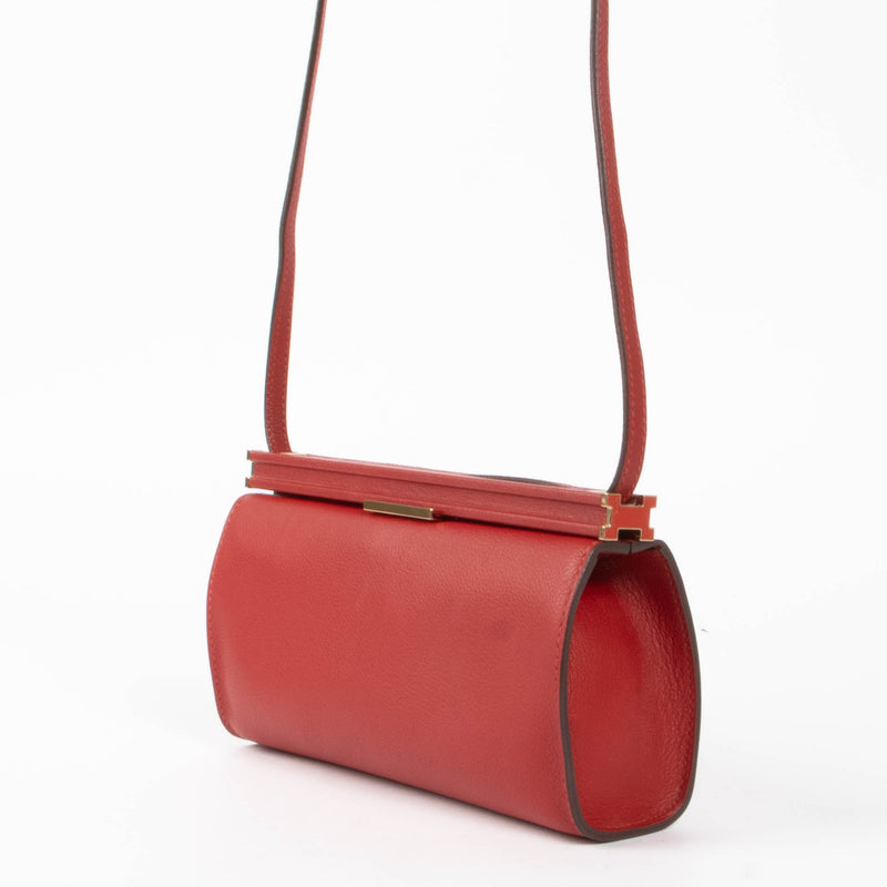 Hermes Clic H 21 Rouge Piment Evercolor GHW