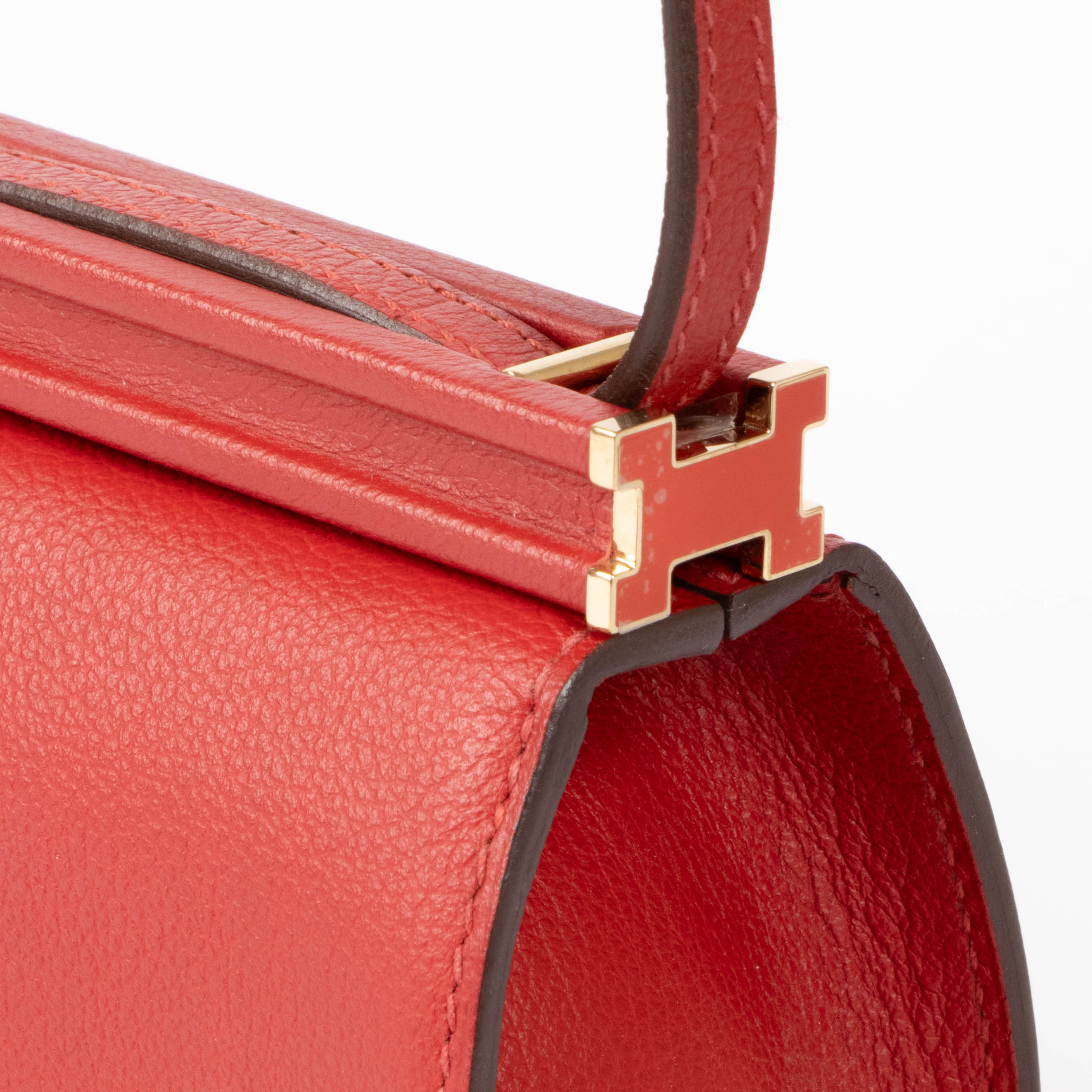 Hermes Clic H 21 Rouge Piment Evercolor GHW – Labellov