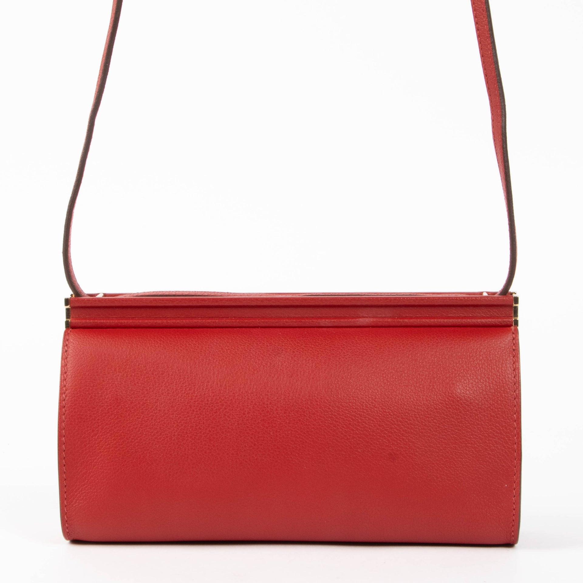 Hermes Clic H 21 Rouge Piment Evercolor GHW