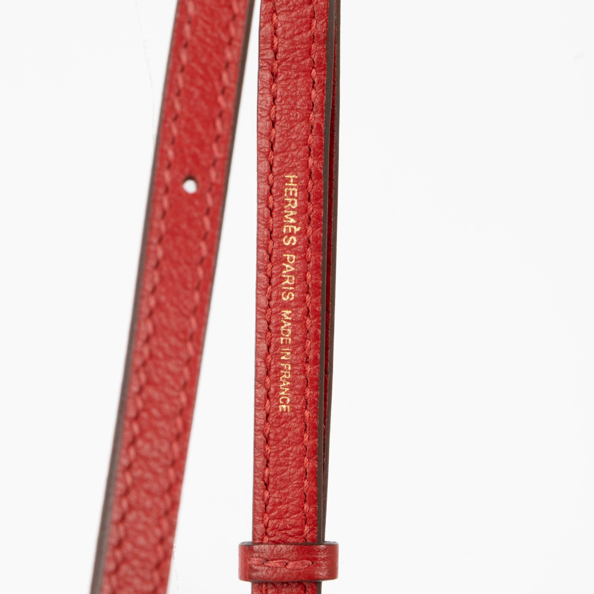 Hermes Clic H 21 Rouge Piment Evercolor GHW