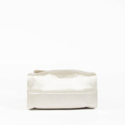 Shop this authentic Prada Silver Satin Top Handle Bag pre-loved on Labellov.com