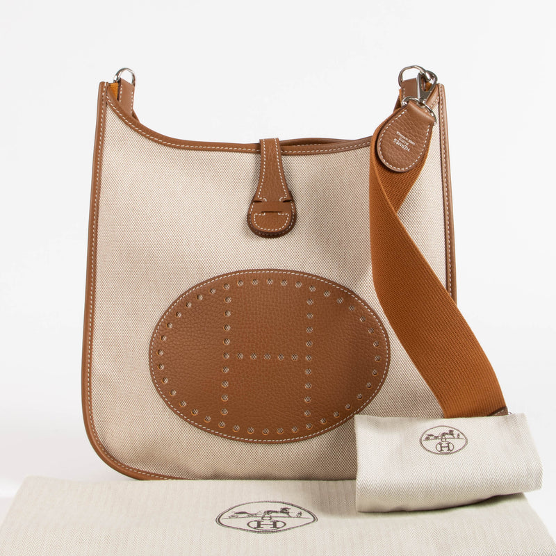 Hermes Evelyne III 29 Canvas/Clemence PHW