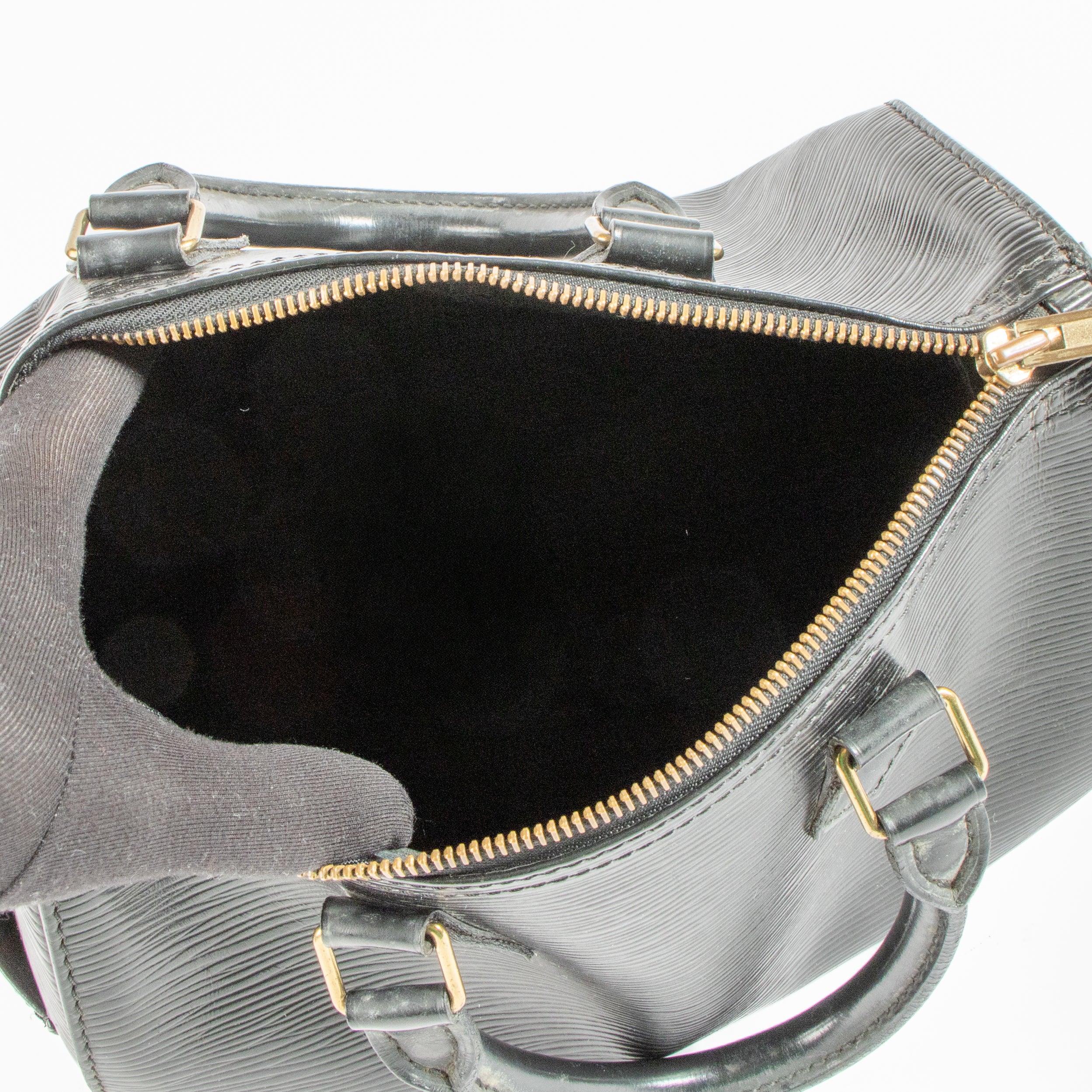 Louis Vuitton Black Epi Speedy 25 Bag – Labellov