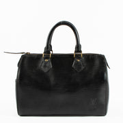 Shop the authentic Louis Vuitton Black Epi Speedy 25 Bag on Labellov.com !