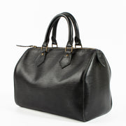 Shop the authentic Louis Vuitton Black Epi Speedy 25 Bag on Labellov.com !