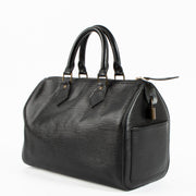 Shop the authentic Louis Vuitton Black Epi Speedy 25 Bag on Labellov.com !