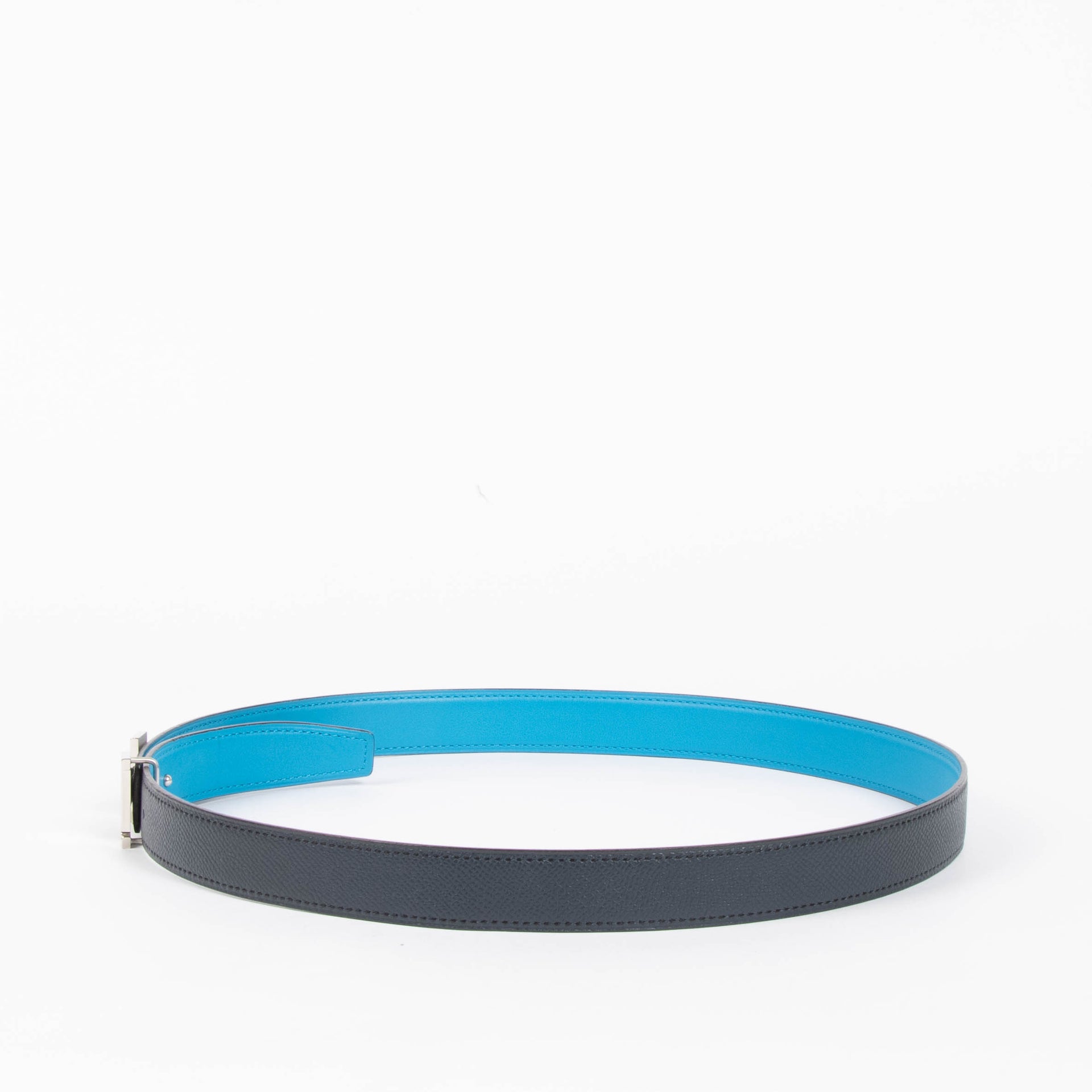 Hermes Bleu Frida/Indigo Epsom/Swift Mini Constance Belt