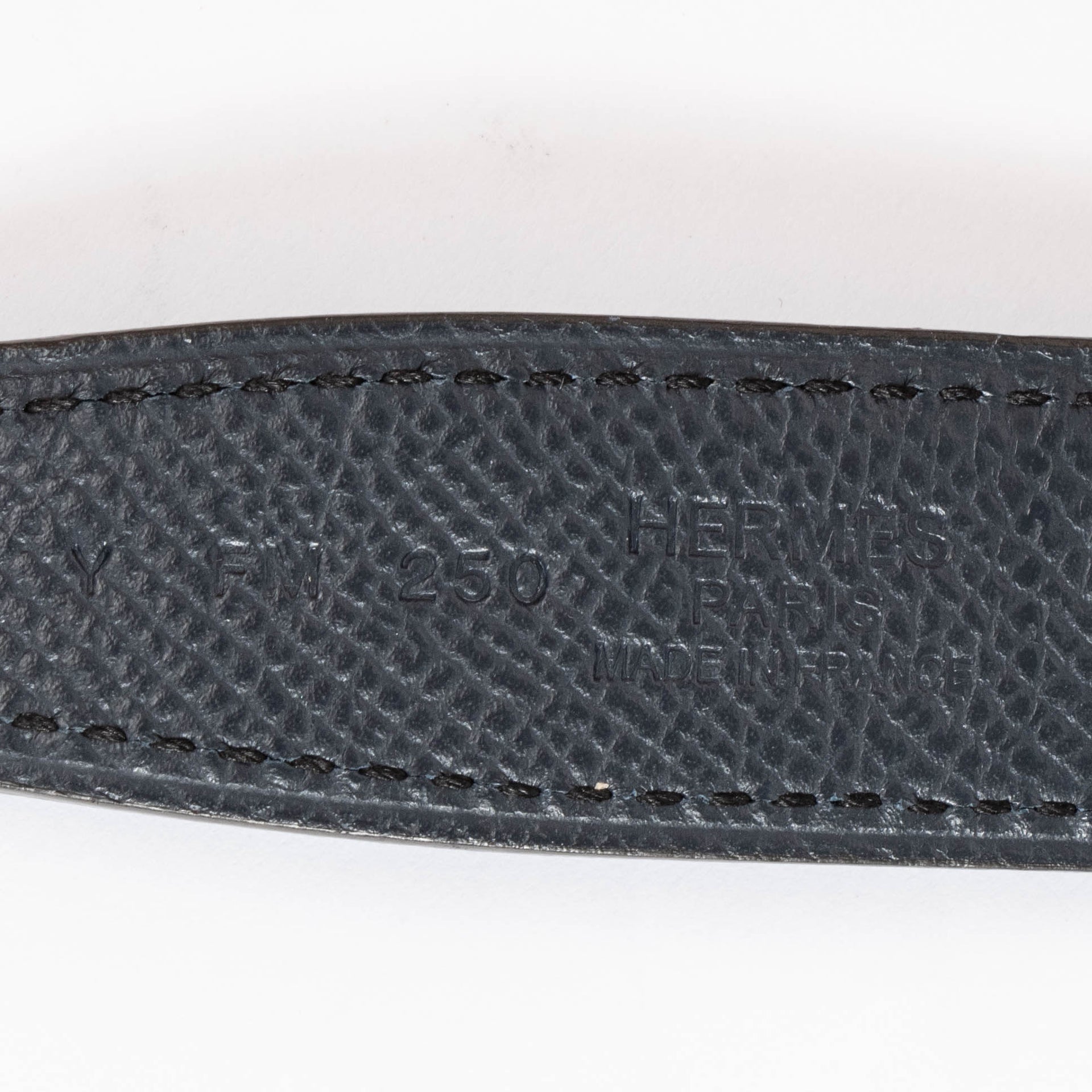 Hermes Bleu Frida/Indigo Epsom/Swift Mini Constance Belt