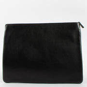 Shop the authentic Delvaux Black Allure XL Pochette Clutch second hand on Labellov.com!