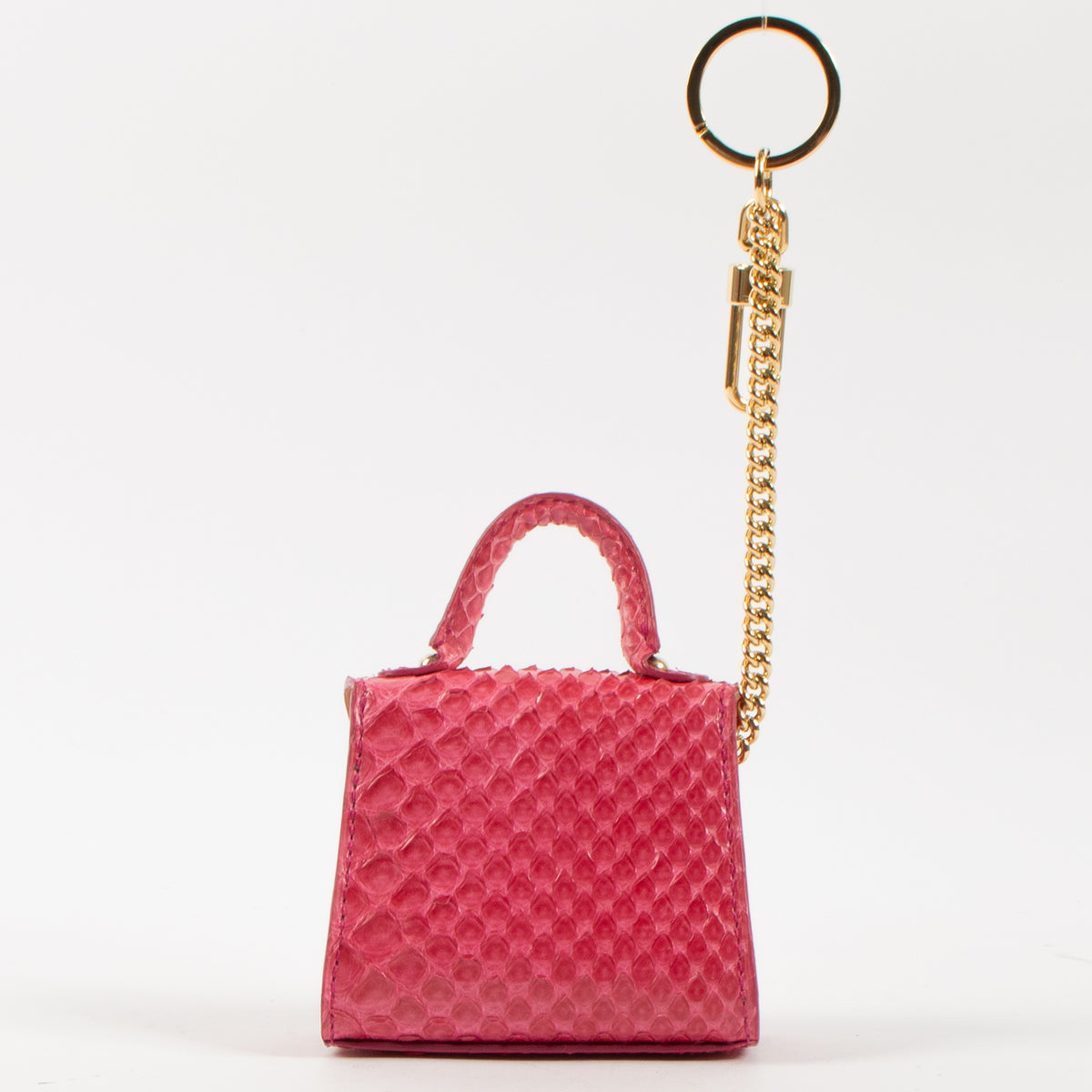 Shop the authentic Delvaux Rose Indien Python Brillant Charm second hand on Labellov.com!