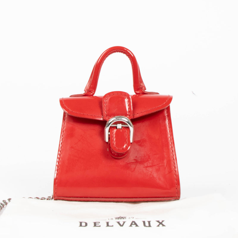 Delvaux Red Vernis Brillant Charms