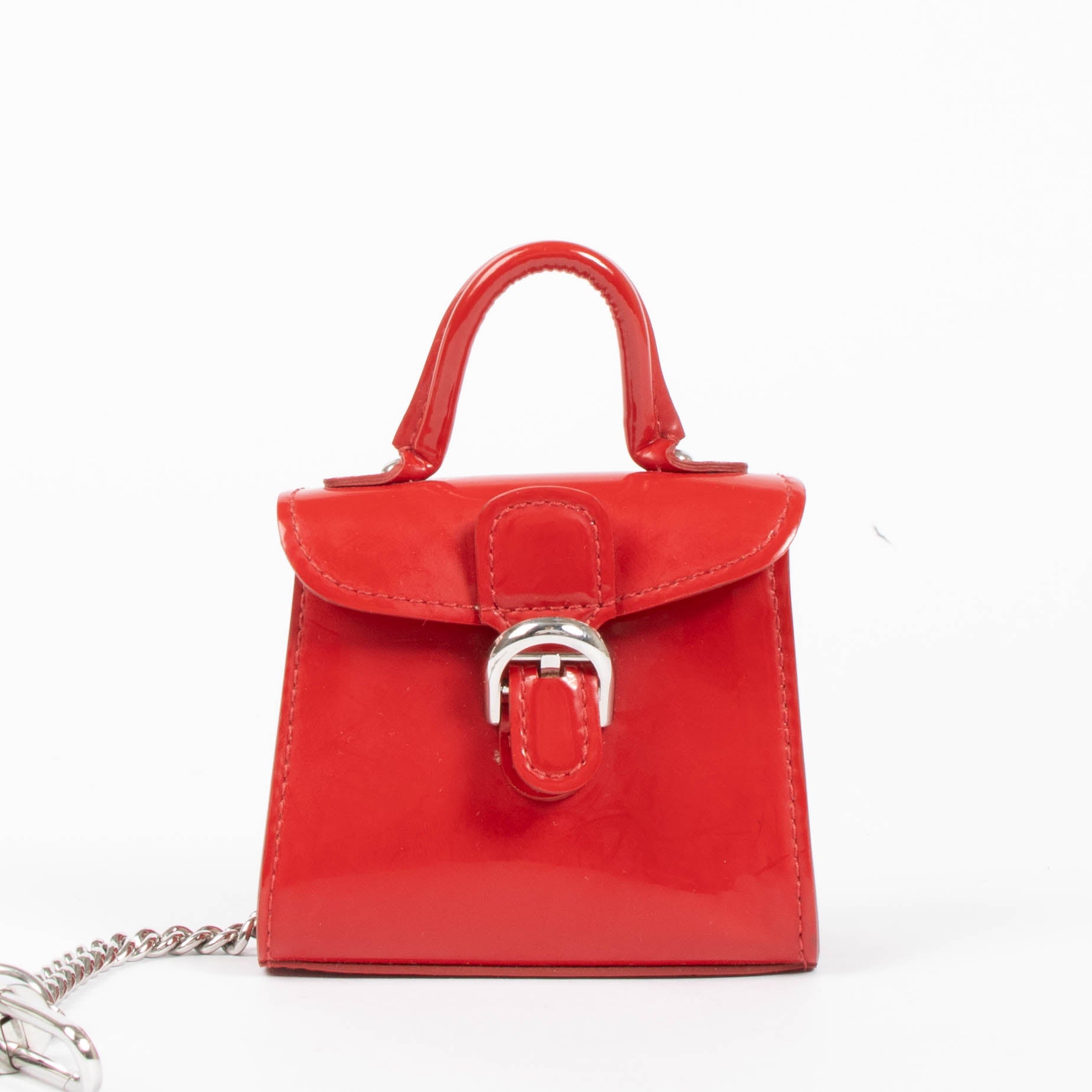 Delvaux Red Vernis Brillant Charms