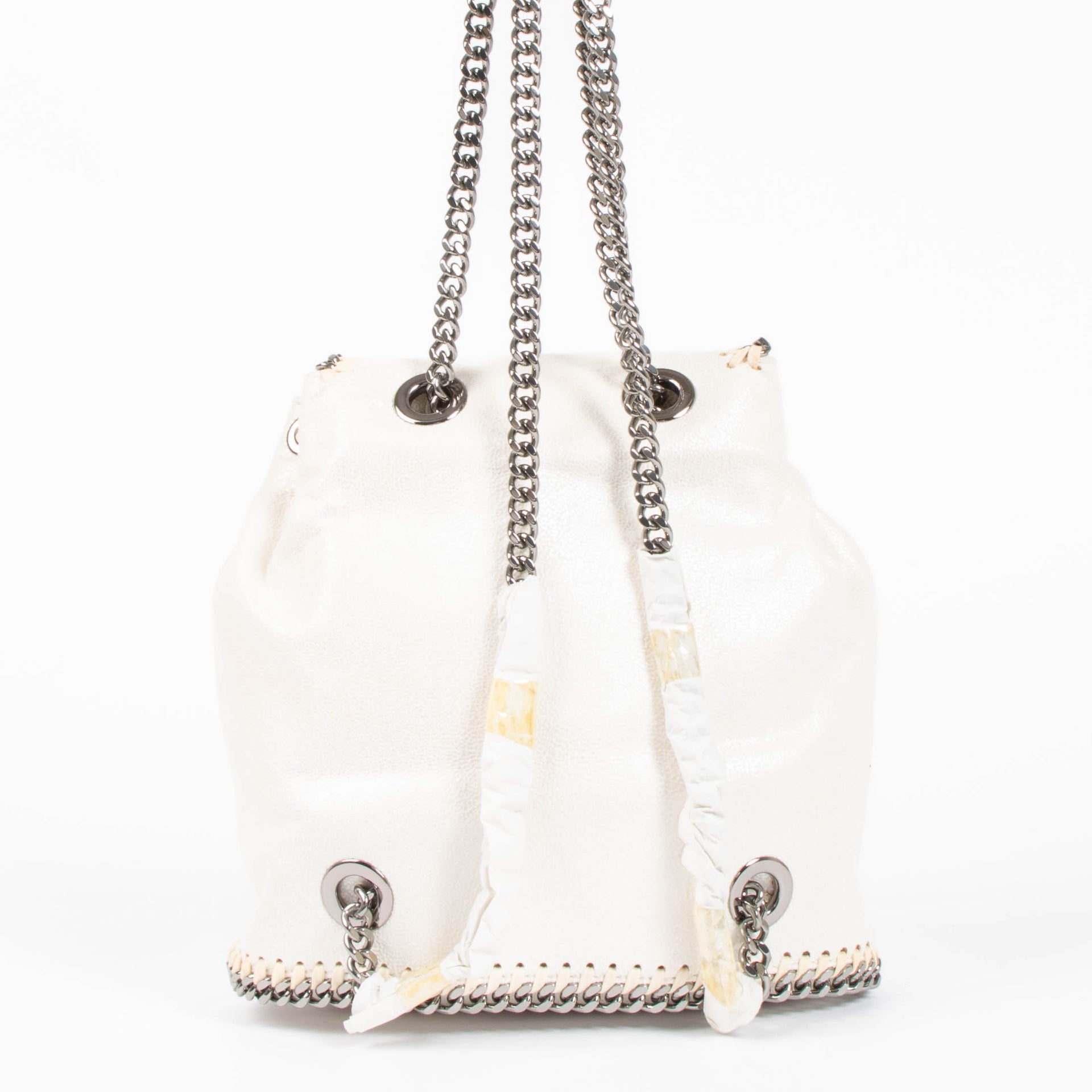 Stella McCartney White Falabella Mini Backpack