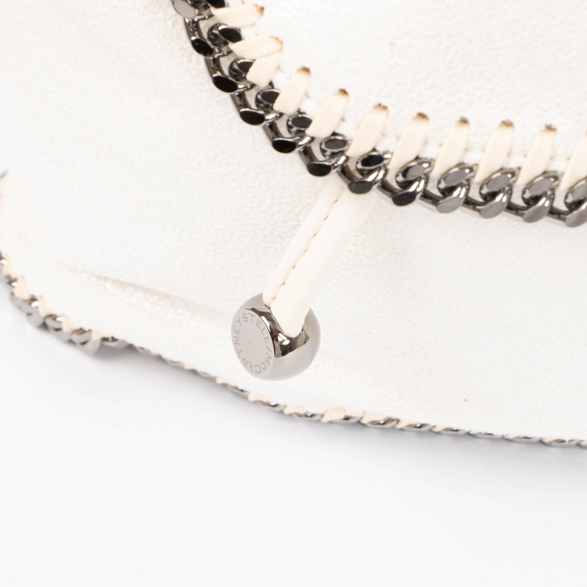 Stella McCartney White Falabella Mini Backpack