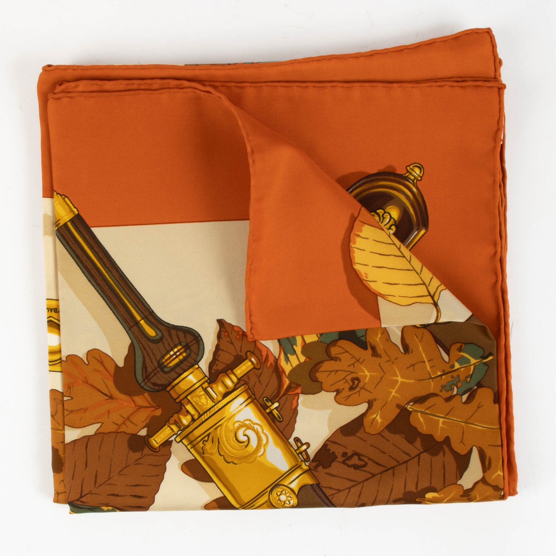 Hermes Carré de Soie 90 Au Plus Dru